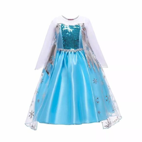 โ๏ธ Elsa-Inspired Ice Queen Dress + Accessories Set โ๏ธ - Picture 4 of 6